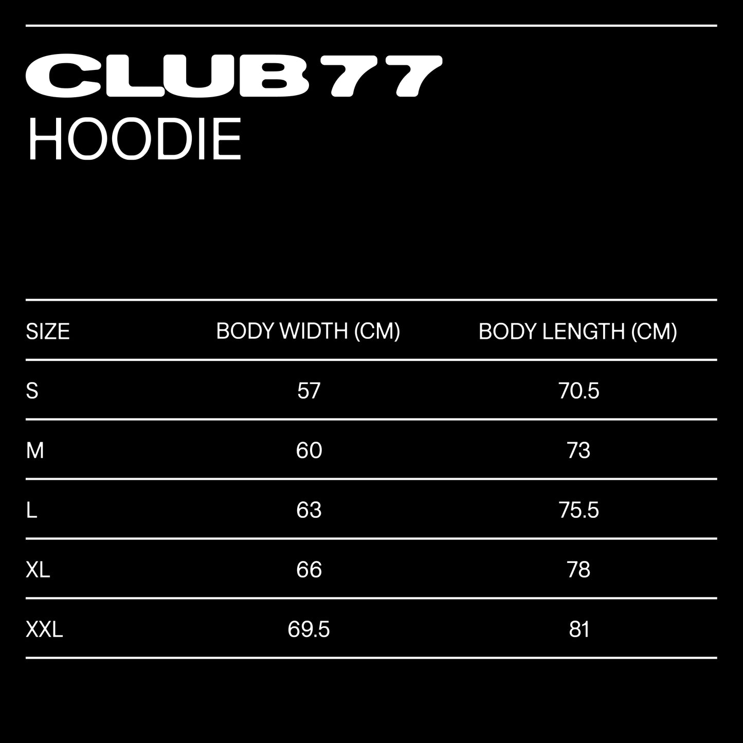 Club 77 Hoodie
